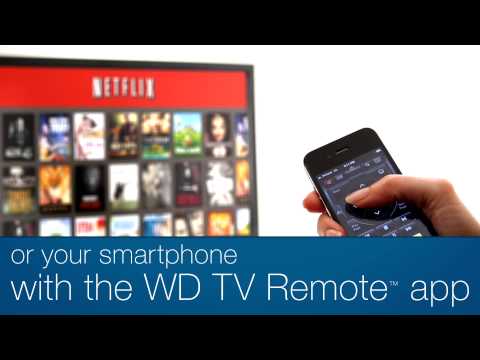 how to use wd tv remote control