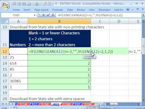 how to trim data in excel