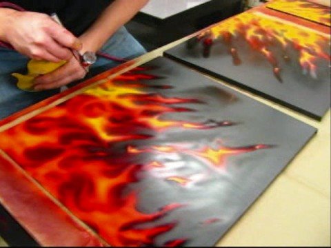 Case Mod: Realistic Flames Computer, www.mnpctech.com
