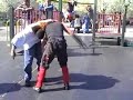 Satanic Scythe execute the Scyacolypse on Shocka Satanic Scythe execute the Scyacolypse on Shocka