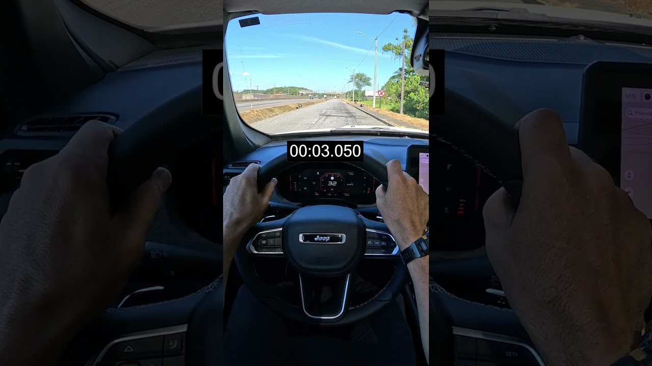 Jeep Renegade Sahara 2027 no teste do 0 a 100!