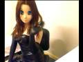 Kigurumi @ wyu.ulmb.com Yu in black shiny skin tight dress, gloves and boots.