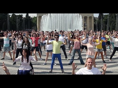 Wheelz GENTLEMAN Flashmob in Baku | PSY Gentleman / Black Eyed Peas / Usher Yeah