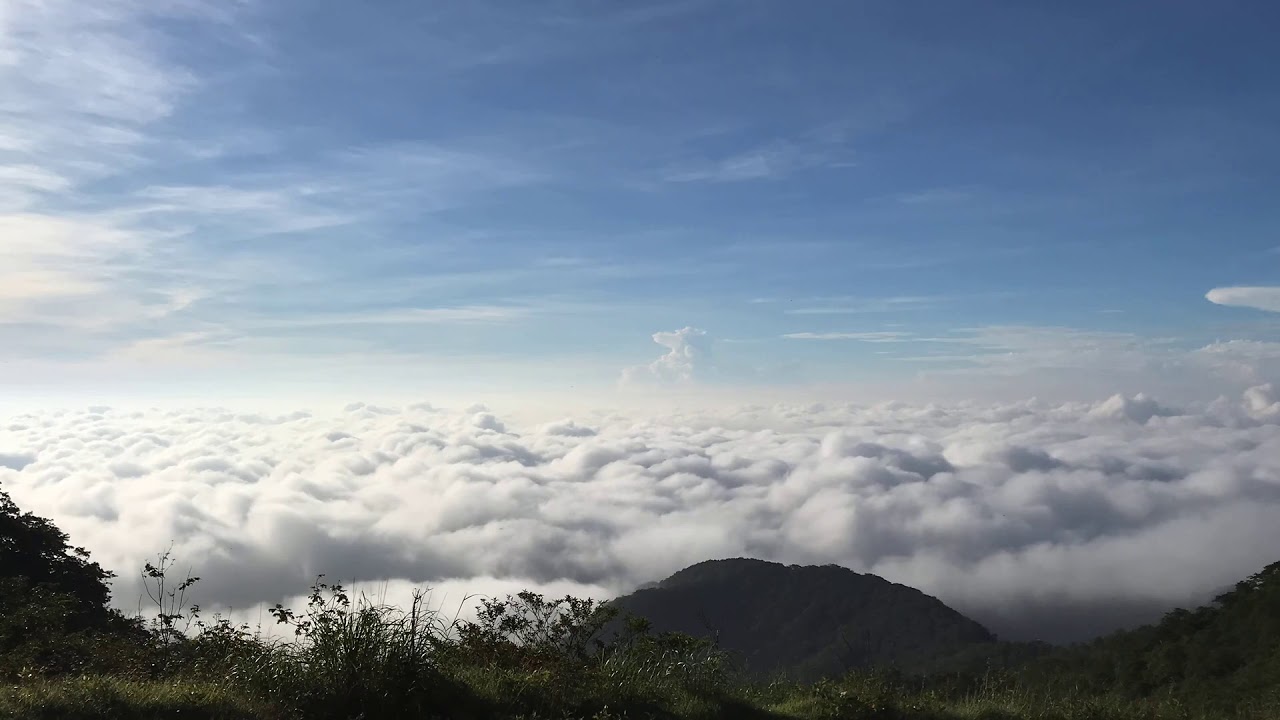 赤城山　鳥居峠9月の雲海（タイムラプス）