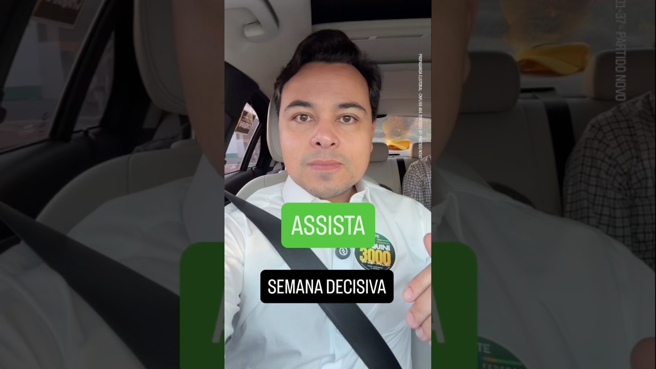 Entramos na semana decisiva das eleições ‼️