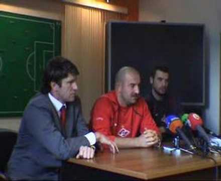 Press conference FC "Spartak" ...