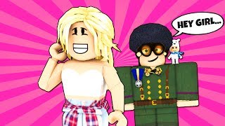 Someone Stop This Girl Roblox Online Daters Roblox Funny Moments