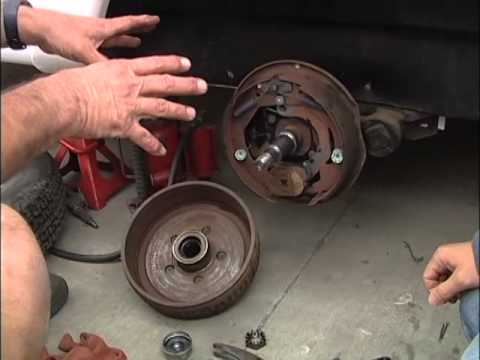 how to adjust brakes on a trailer