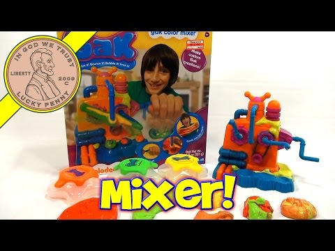 Nickelodeon GAK Color Mixer Play Set - Yakkity Yellow, Rebel Red, & Goo Green
