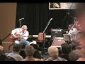 jim (guitar) and john (bass) nichols play the first part of a chet medley at caas on saturday afternoon