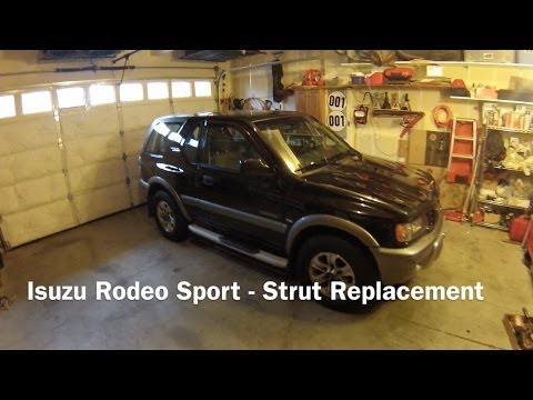 Mechanics eye view – strut replacement – Isuzu Rodeo Sport