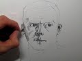 Simon Pegg in Hot Fuzz Speed draw portrait