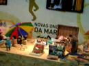 mercado criativo no teia, onde foram expostos os produtos ponto de cultura maracatu le�o coroado: adere�os de cabe�a confeccionados em croch�, mamulengos representativos da c�rte de maracatu, camisetas pintadas � m�o, bonecas de croch�, cd maracatu le�o coroado, al�m de cds de grupos populares pernambucanos.