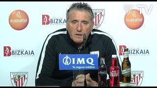 "Tenemos que convertir la tristeza del otro día por la derrota contra el Valencia en alegría&qu