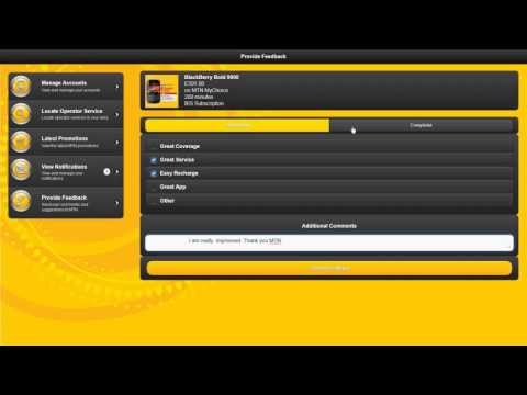 how to download mtn self service application