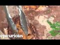 France: Coq Au Vin - Cook chicken and vegetables
