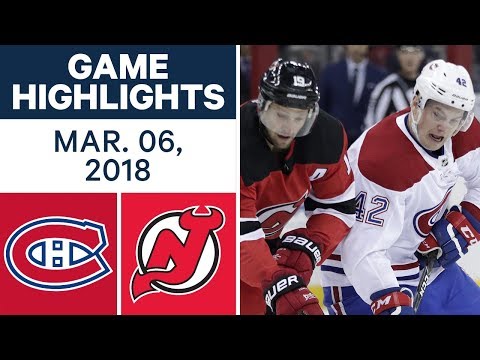 Video: NHL Game Highlights | Canadiens vs. Devils - Mar. 06, 2018