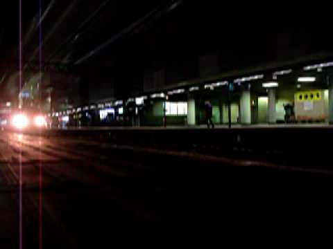 寝台特急　あさかぜ　京都駅通過