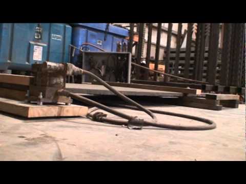 Thin Prestressed Panel Fatigue Test See video