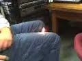 guy lights himself on fire