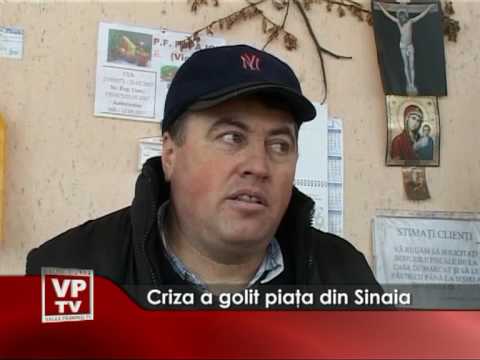 Criza a golit piaţa din Sinaia