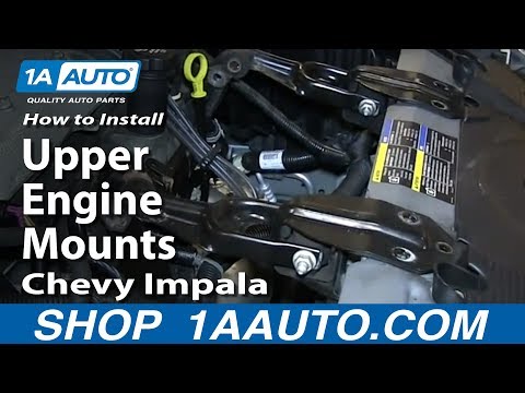 How To Install Replace Upper Engine Mounts 2006-12 Chevy Impala 3.5L