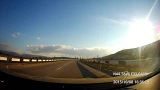 Bakhchysarai - Sevastopol 08/10/2015 (timelapse 4x)