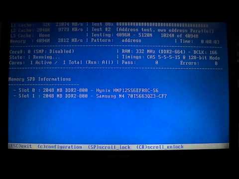 how to test pc memory