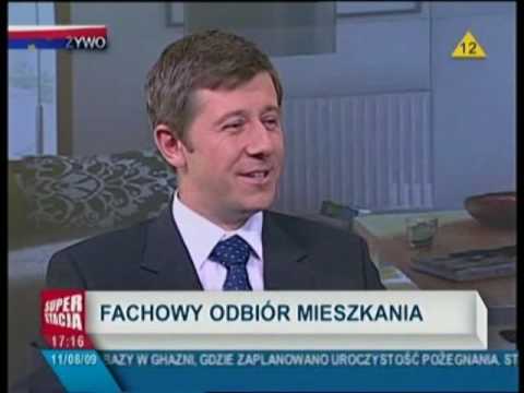 Fachowy odbiór mieszkania W dniu 11.08.2009 r. w studio Super Stacji został nagrany na żywo program nt. odbiorów technicznych mieszkań z moim udziałem.
