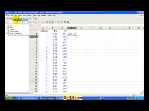 MedCalc 05 View Function 檢視功能
