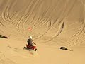 Dirt bike crash at Glamis Dirt bike crash at Glamis