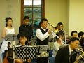 this is a clip from a wedding party, where a bunch of us got together and played mean what you say, originally by thad jones & mel lewis orchestra.