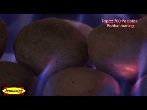 Jetmaster Topaz 700 Pebbles Gas Firplace 