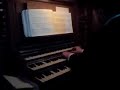 Mark Wardell on the Organ at the Cunault Abbey, France Mark Wardell on the Organ at the Cunault Abbey, France