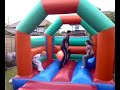 Bouncy castle space hopper fights