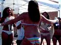Sexy Babe Dancing at the beach