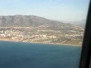 Nice landing in Malaga airport, march 2008