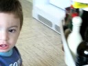 baby licking a bottle of sauce-part 1 baby licking a bottle of sauce-part 1