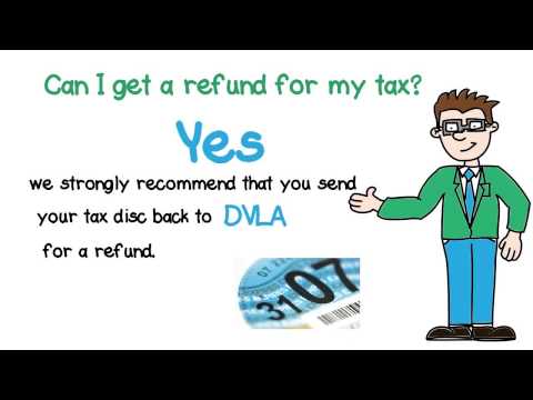 how to obtain road tax refund