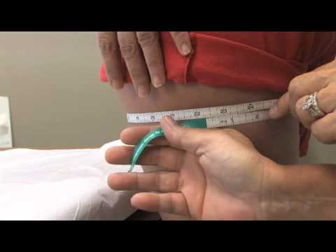 how to measure calf circumference dvt