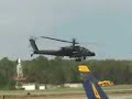 AH-64 Apaches2007 NAS Oceana AirshowNAS Oceana, Virginia Beach, VASunday September 9, 2007IN THIS VIDEO, watch as two AH-64A Apaches depart from NAS Oceana back to their home base.If you are interested in purchasing DVDs of specific aircraft or of airshows, interested in everything related to airshows (where the jet teams will be, all airshow performers, airshow reports from airshows I have attended, previews of airshows I will be attending, etc.), and/or everything related to aviation - including spotting guides to my favorite airports and military bases and aircraft factfiles, please check out Steve's Airshow World at www.stevesairshow.com .