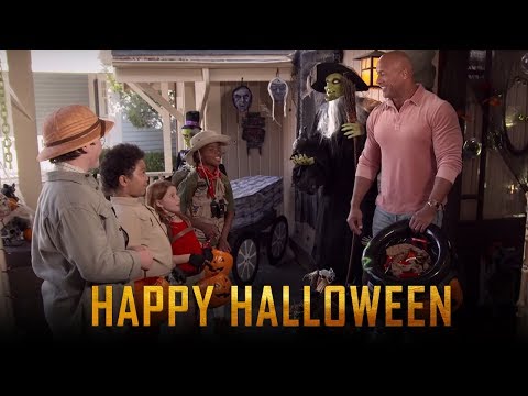 JUMANJI: THE NEXT LEVEL | Happy Halloween | Trailer Releases Today | Dwayne Johnson | Kevin Hart