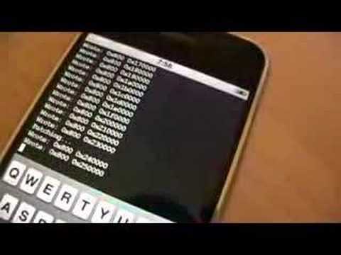 iPhone geohot method unlock video