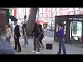 Thriller at the bus stop