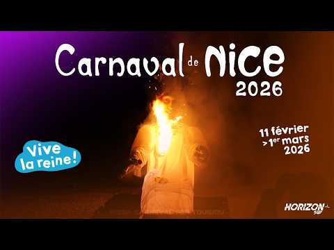 Annonce du thème du carnaval de Nice 2027 + Incinération du Roi 2026