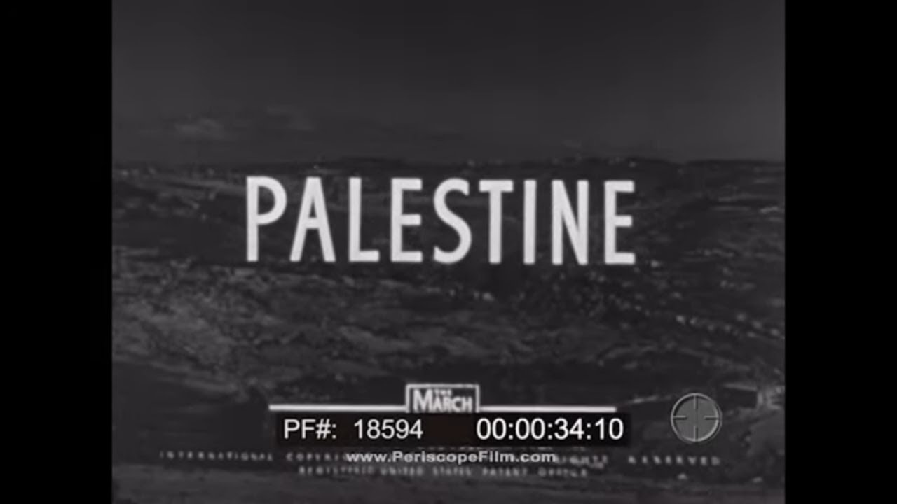 BRITISH PALESTINE 1940s EDUCATIONAL FILM   JERSUALEM  TEL AVIV   CHRISTIANS MUSLIMS & JEWS  18594