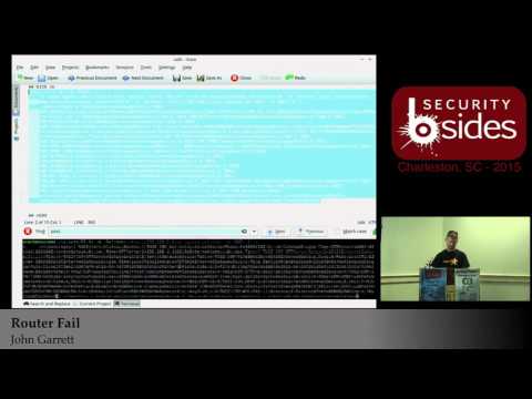 Router Fail - John Garrett