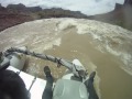 The Green River at about 44000 CFS. At the put-in the ranger said: 