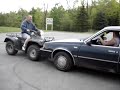 Car versus ATV Car versus ATV
