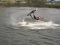 Josh's First attempt at a double S-Bend at the cable
